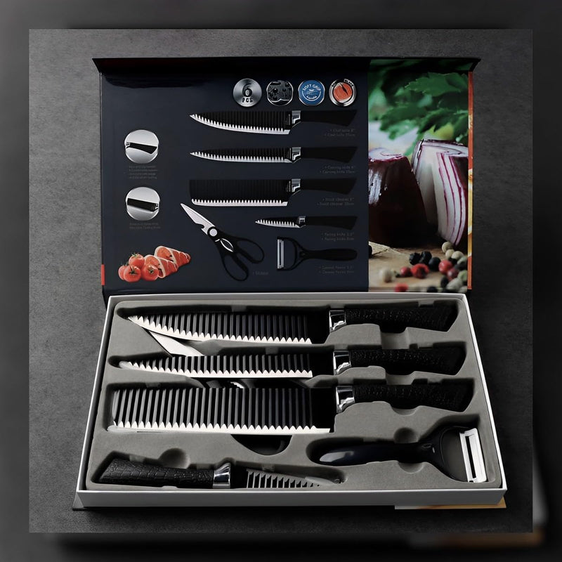 Set Cuchillos Premium De Cocina - 6 Piezas Profesionales [Paga Al Recibir + Envio Gratis]